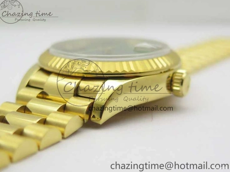 Best 31mm Malachite Bracelet EWF on Dial YG Daydate YG Edition 278288 Green ETA2688 President 0416